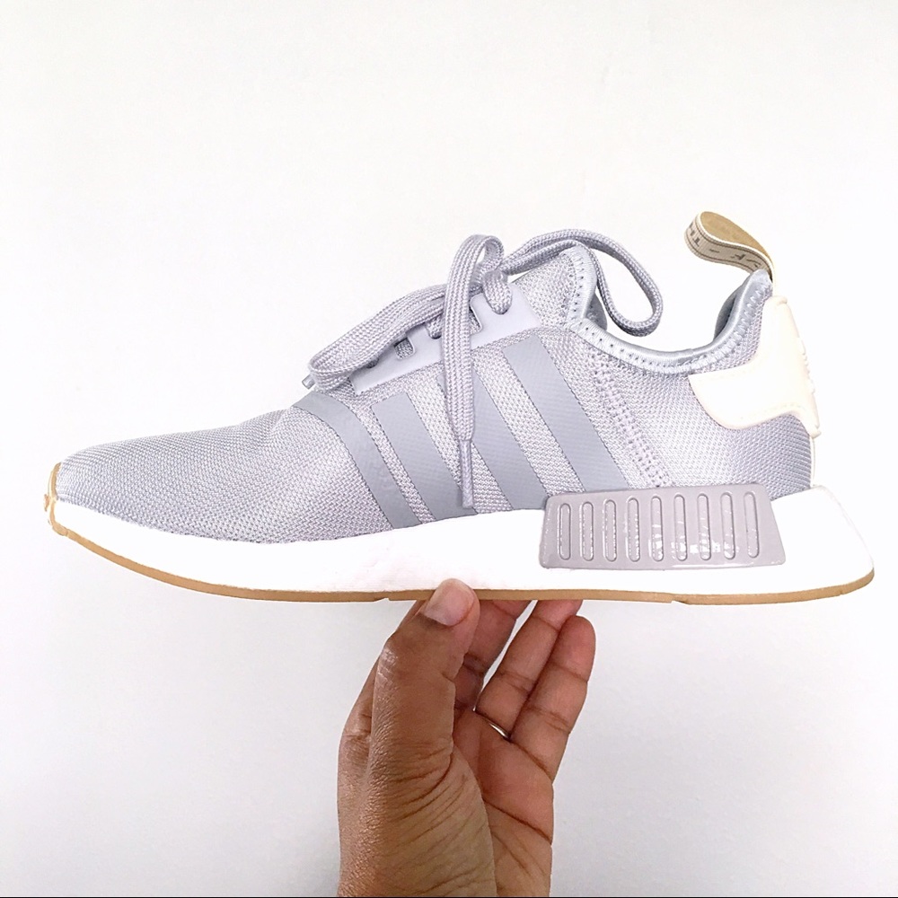 RARE Adidas NMD R1 Grey Women’s Running Shoes - Picture 4 of 7